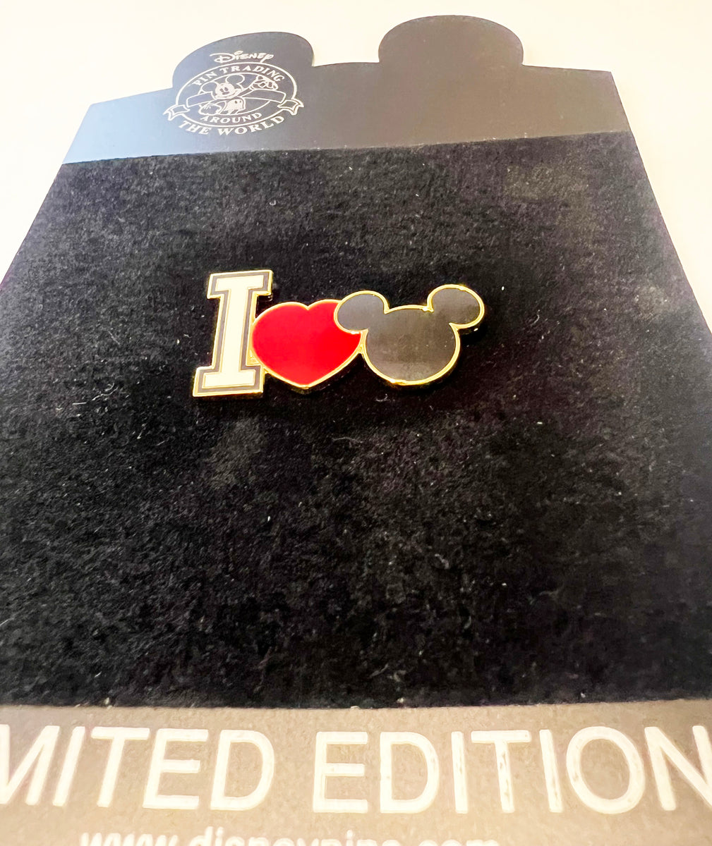 I Heart Mickey Mouse Icon I Love Pins Disney Shopping Pin L04