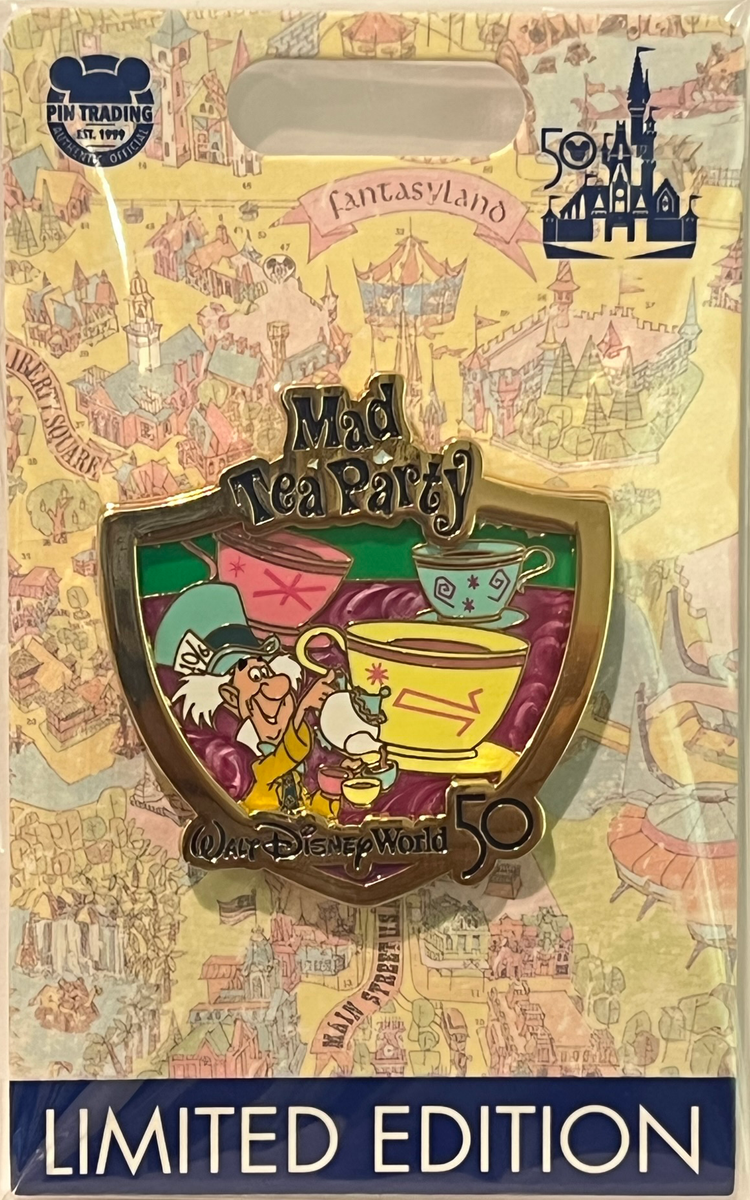 Blue Tea Cup Mad Tea Party Wishable Series 2 Mystery Disney Pin S02 – Pins  Break the Internet