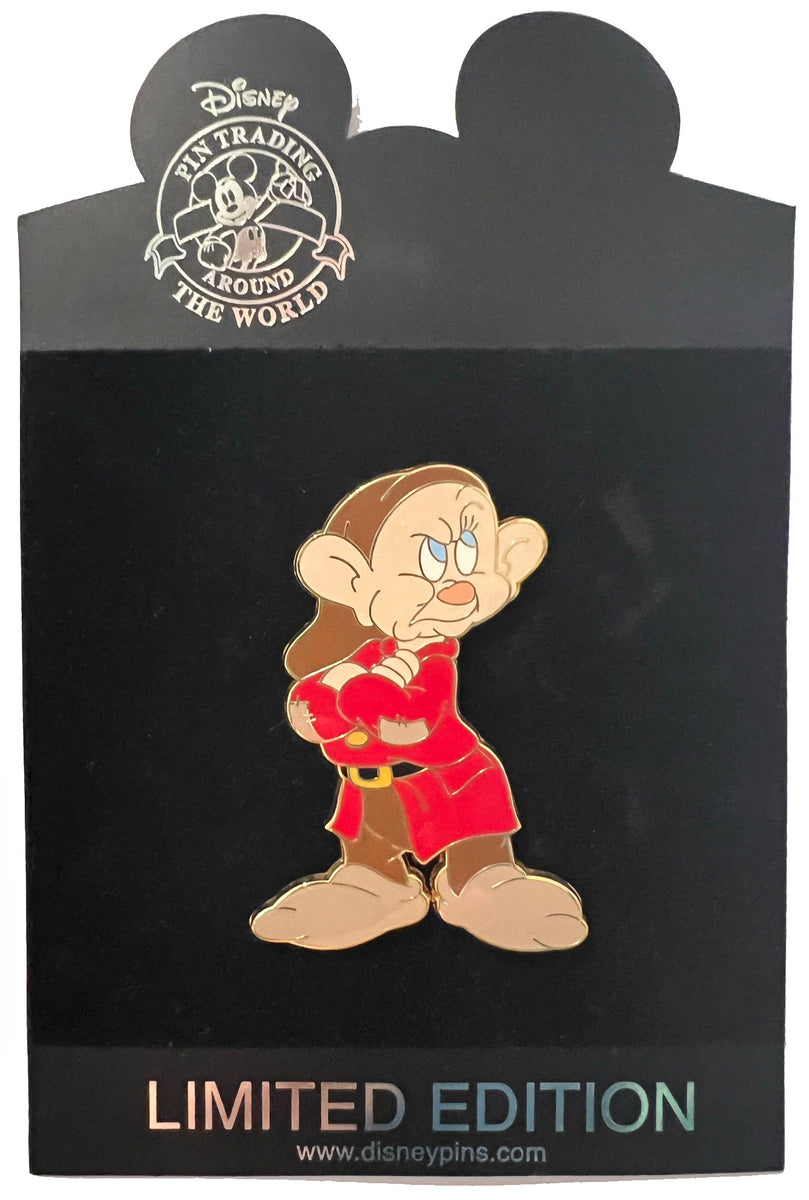 Dopey as Grumpy LE 100 Snow White & the Seven Dwarfs Disney Shopping Pin C01