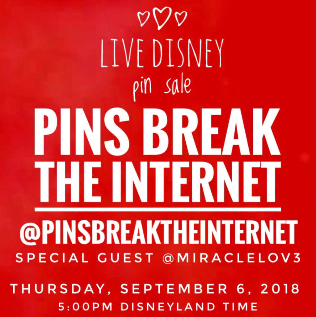 Pins Break the Internet - LIVE SALE 09/06/18