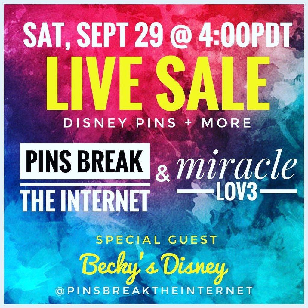 Pins Break the Internet - LIVE SALE 09/29/18