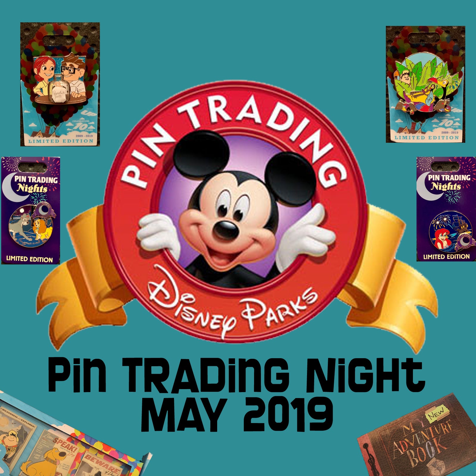 DLR & WDW PTN - Pixar Up 10th Anniversary – Pins Break the Internet DLR & WDW PTN - Pixar Up 10th Anniversary – Pins Break the Internet