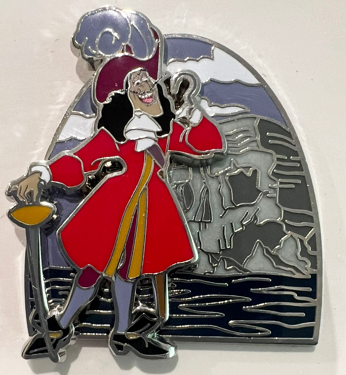 Captain Hook Skull Rock Peter Pan Disney Pin L03 – Pins Break the Internet