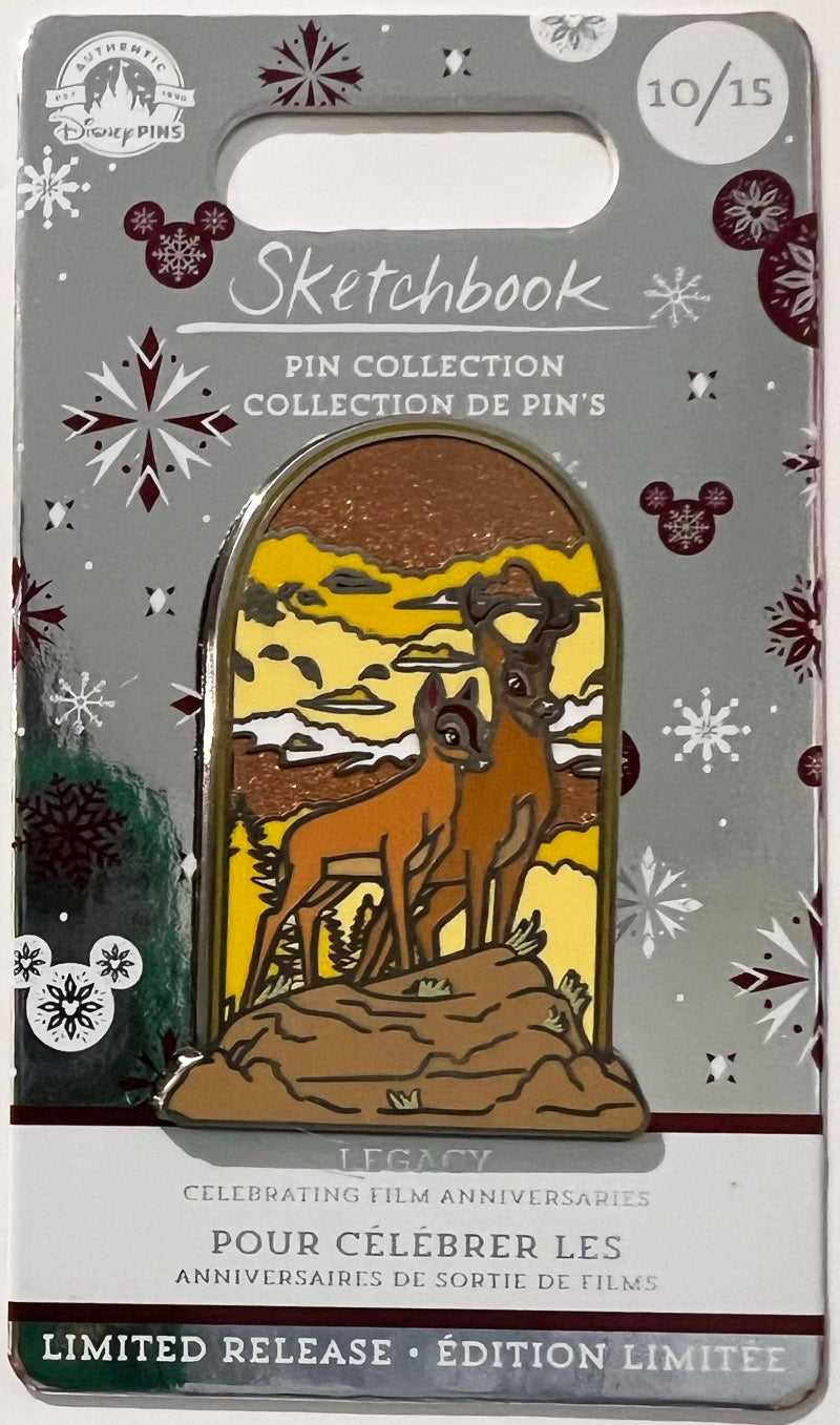 Bambi 80th Anniversary Sketchbook Series 2022 Disney Pin C01
