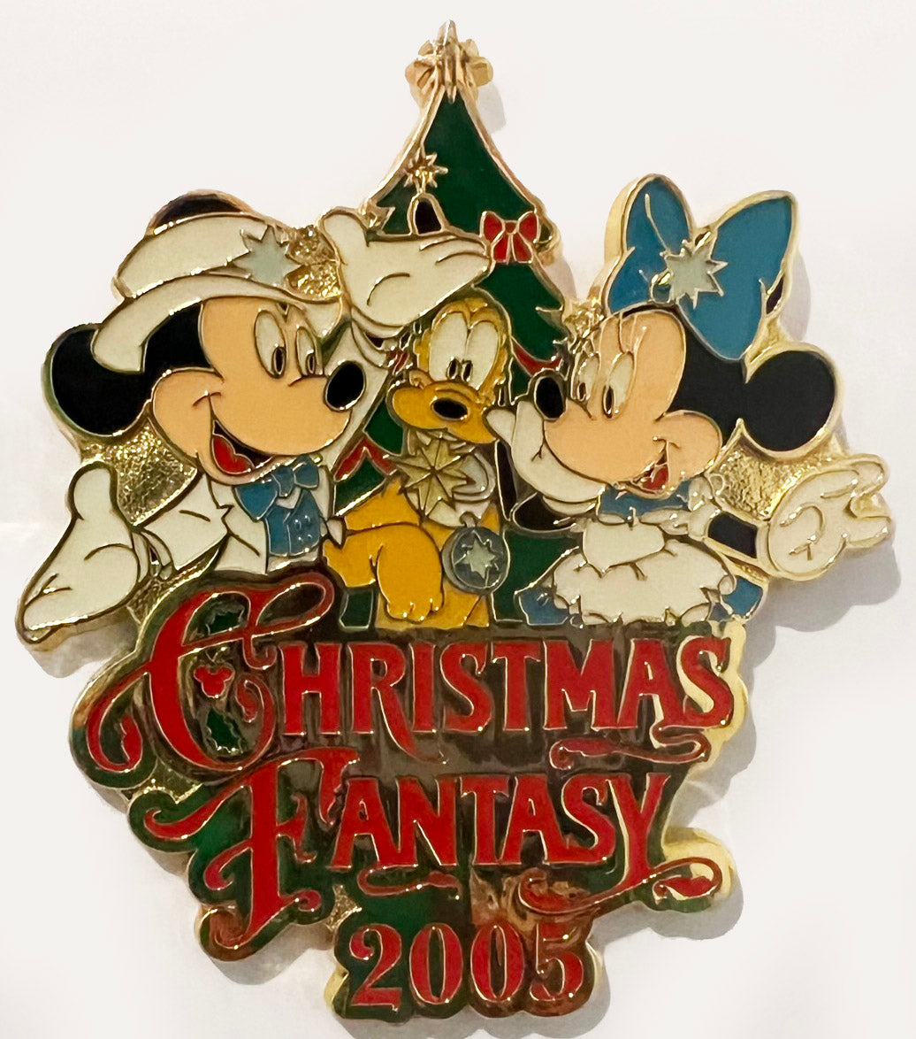 Pluto, Mickey & Minnie Decorating the Tree Christmas Fantasy 2005