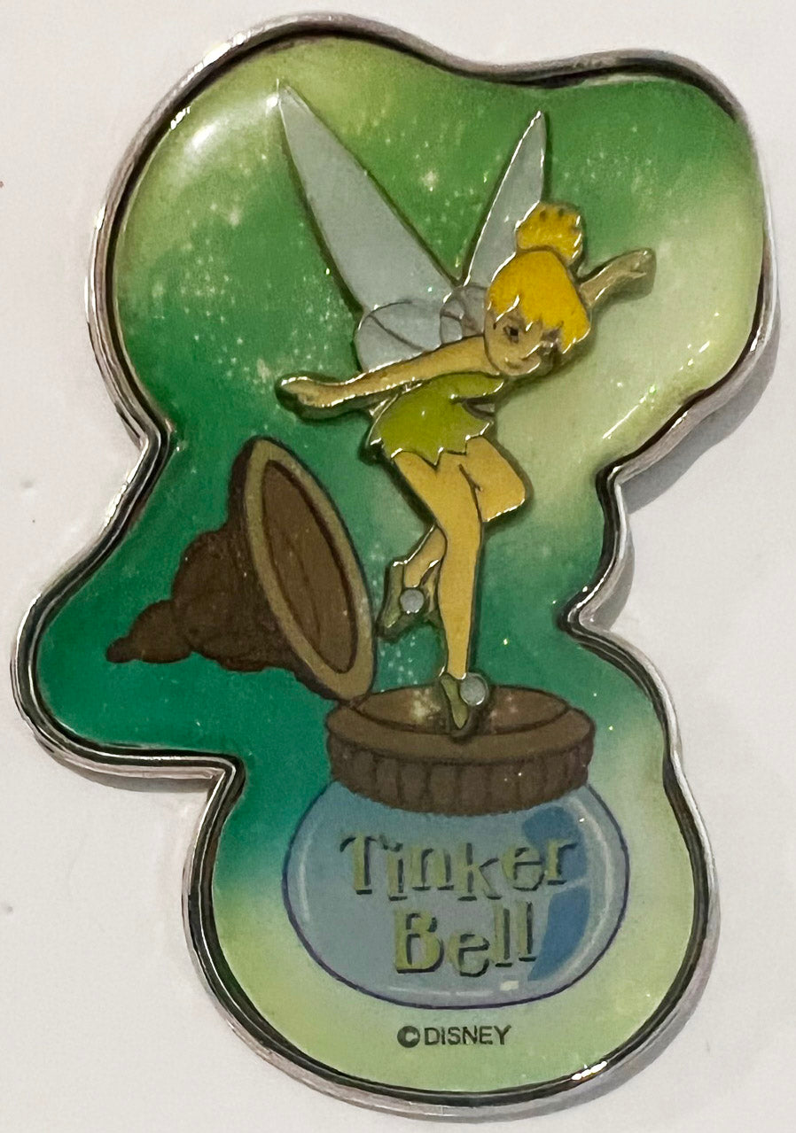 Tinker Bell Standing on an Ink Bottle Peter Pan JDS Japan Disney Pin L ...